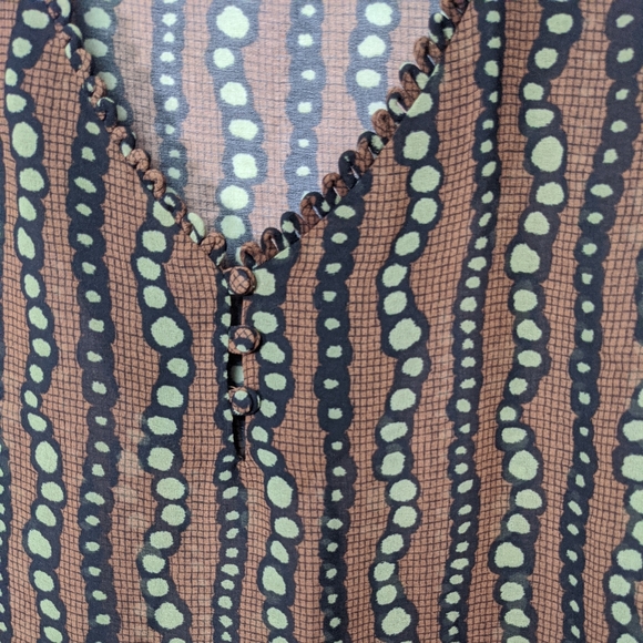 💋 Cato sheer patterned blouse - Picture 6 of 6